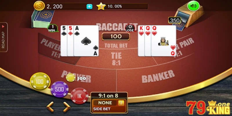 Diễn biến bài Baccarat đơn giản, dễ hiểu