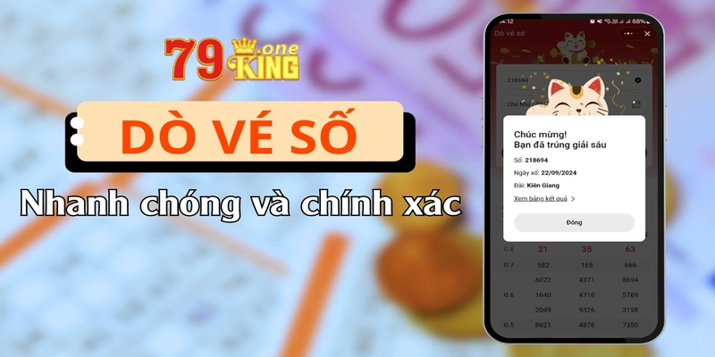 Dò vé số online thực hiện để người chơi tìm kiếm kết quả